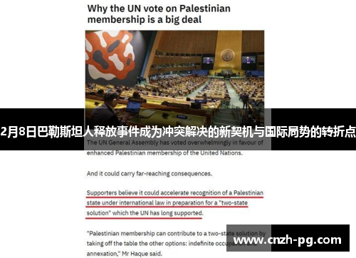2月8日巴勒斯坦人释放事件成为冲突解决的新契机与国际局势的转折点
