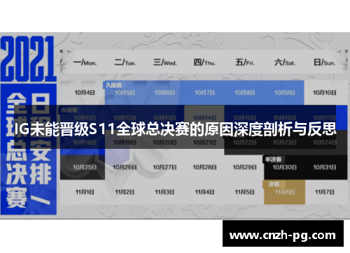 IG未能晋级S11全球总决赛的原因深度剖析与反思