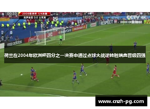 荷兰在2004年欧洲杯四分之一决赛中通过点球大战逆转胜瑞典晋级四强 荷兰在2004年欧洲杯四分之一决赛中通过点球大战逆转胜瑞典晋级四强